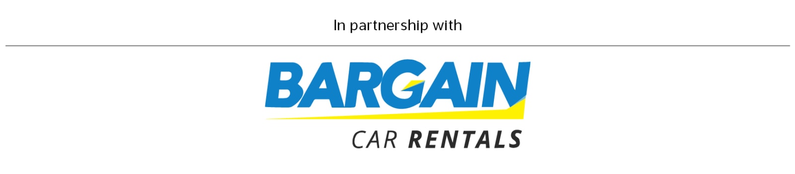 In partnership with Bargain Car Rentals