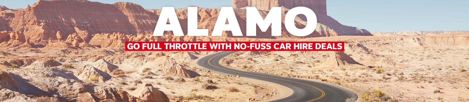 Alamo. Go full throttle with no-fuss car hire deals