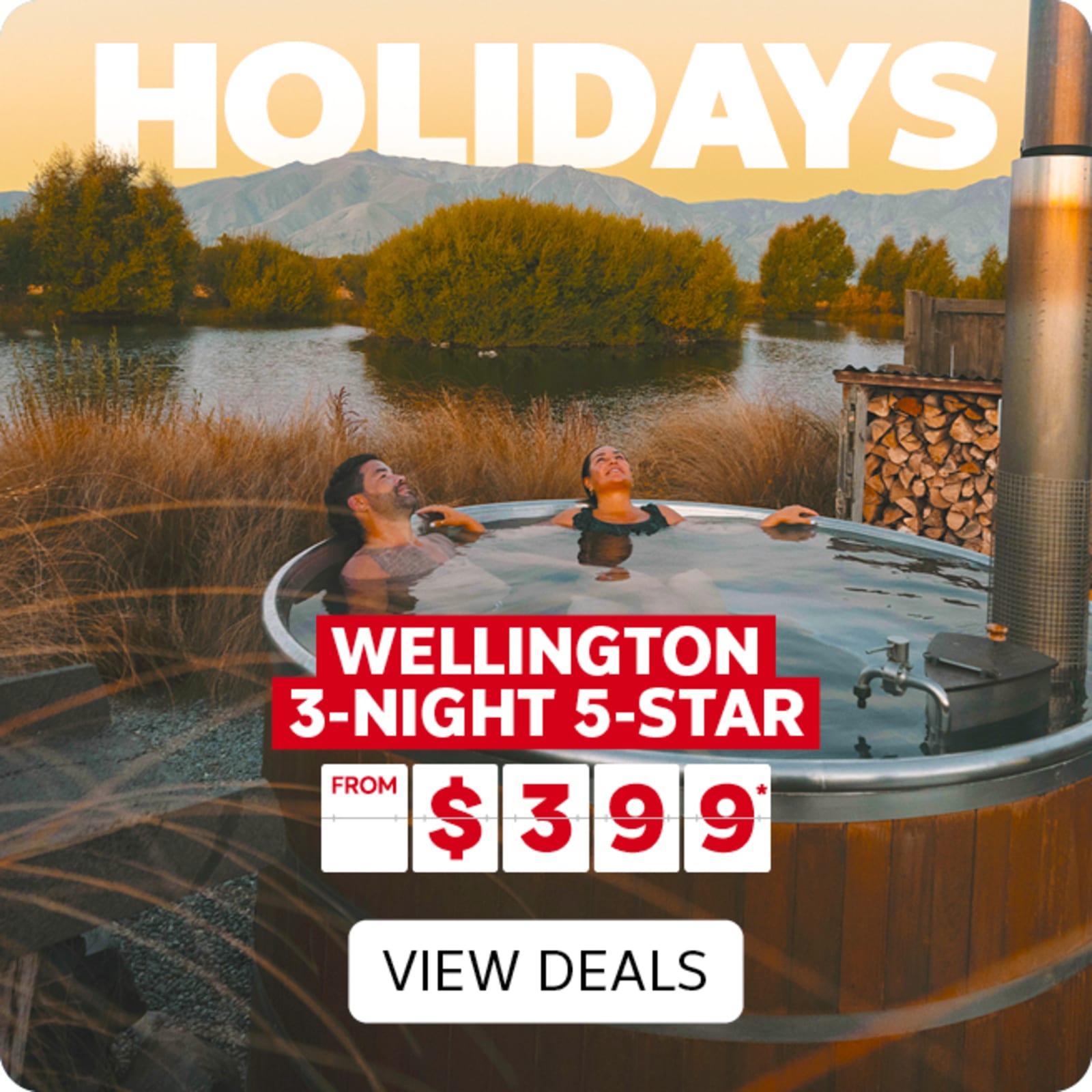 Holidays - Wellington 3-night 5-star from $399* | View Deals