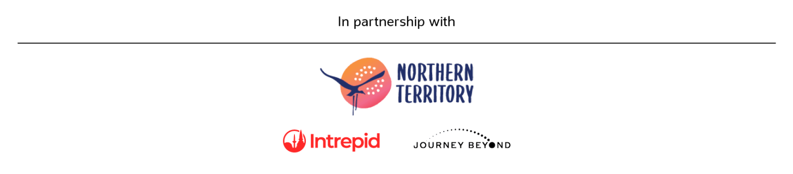 In partnership with | Northern Territory, Intrepid, Journey Beyond