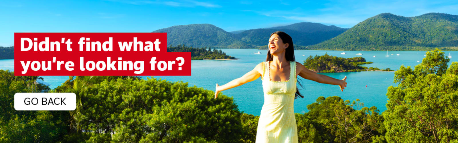 Didn't find what you're looking for? Go Back | Woman cheering on a sunny day in front of a large lake