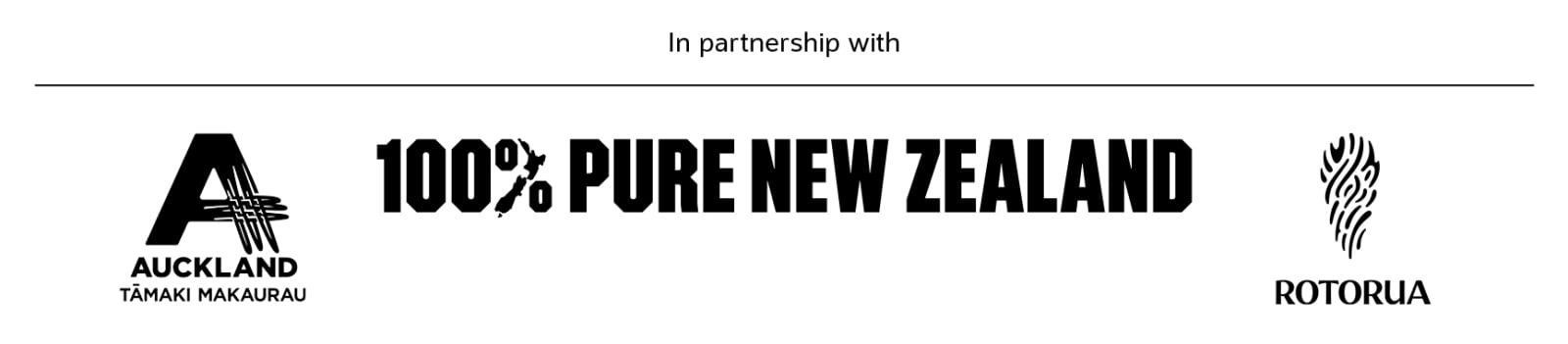 In partnership with | 100%* pure New Zealand, Auckland, Rotorua