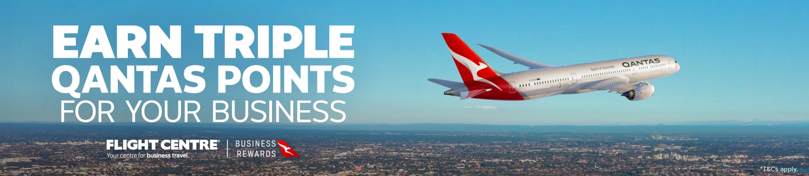 Earn triple Qantas Points for your business