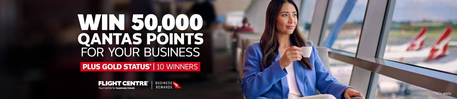 Win 50,000 Qantas Points for your business