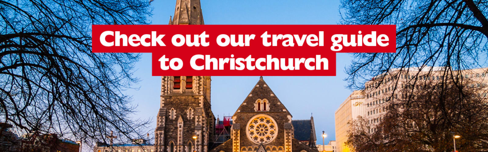 Check out our travel guide to Christchurch