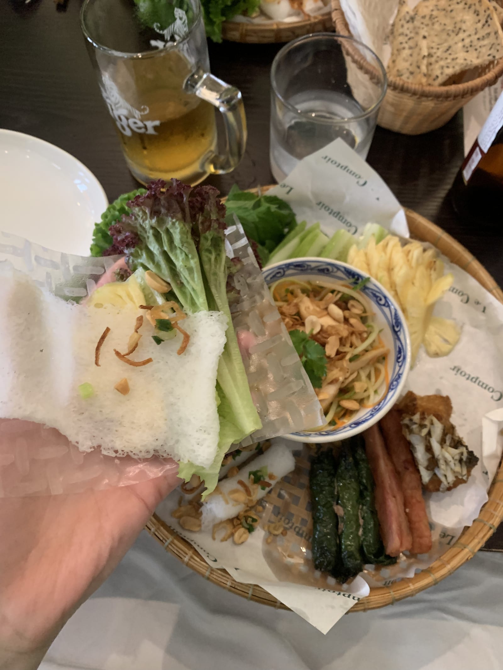 Hannah Holzer Vietnamese wraps