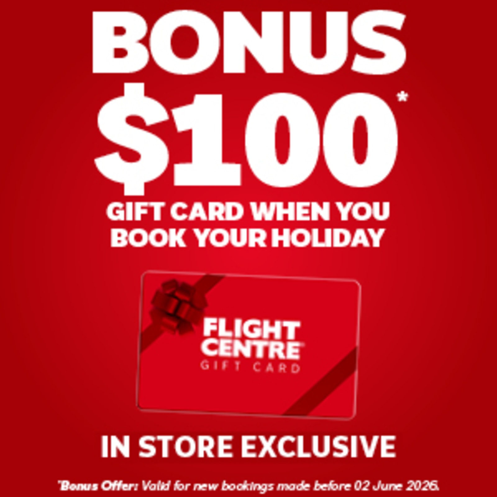 Bonus GIFT Card