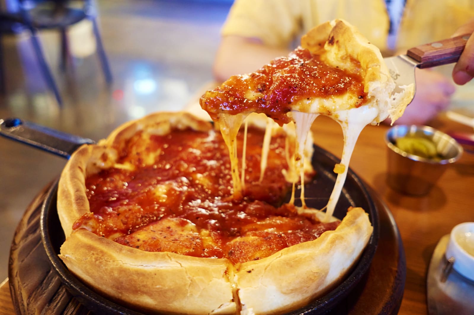 CHicago deep dish pizza