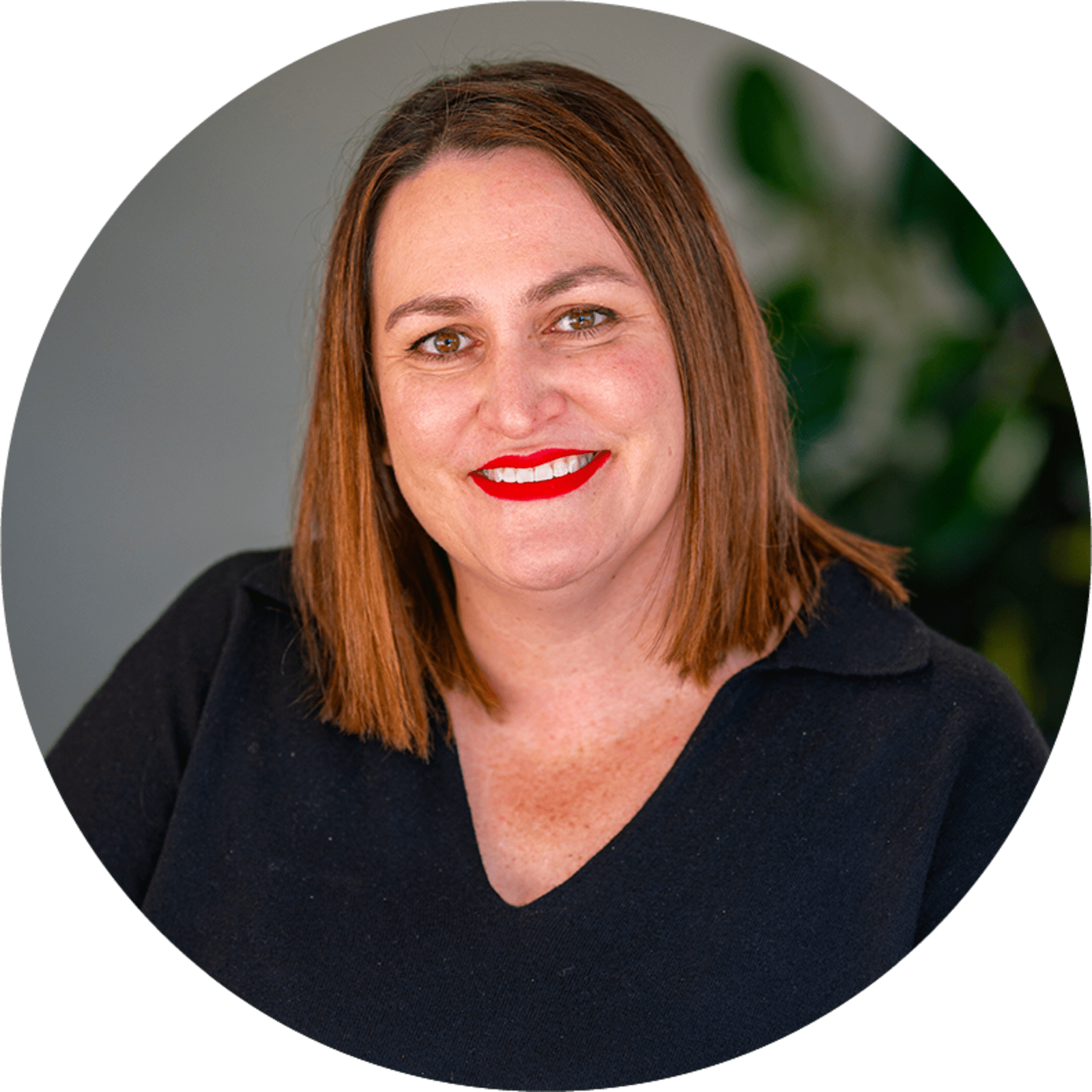 Profile picture of a woman smiling