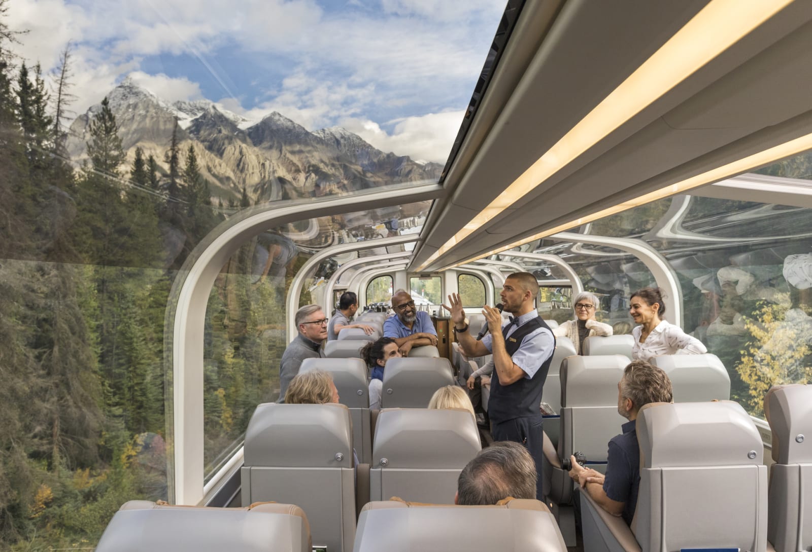 Rocky Mountaineer train in Canada