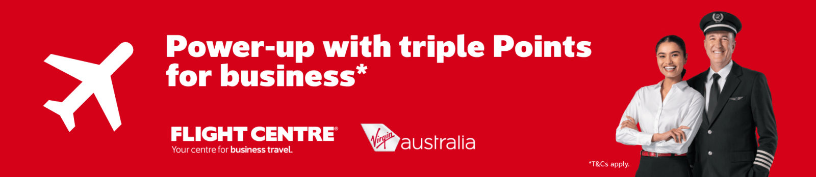 Power-up with triple Points for business*