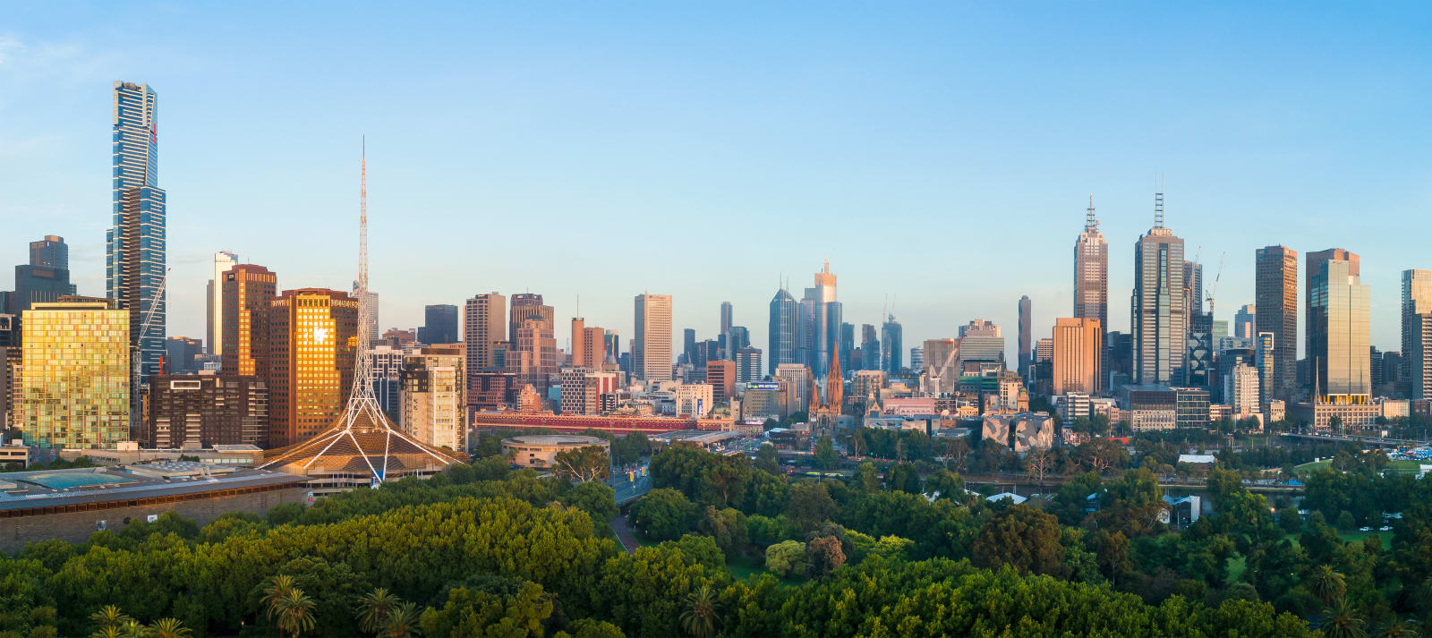 Melbourne city skyline