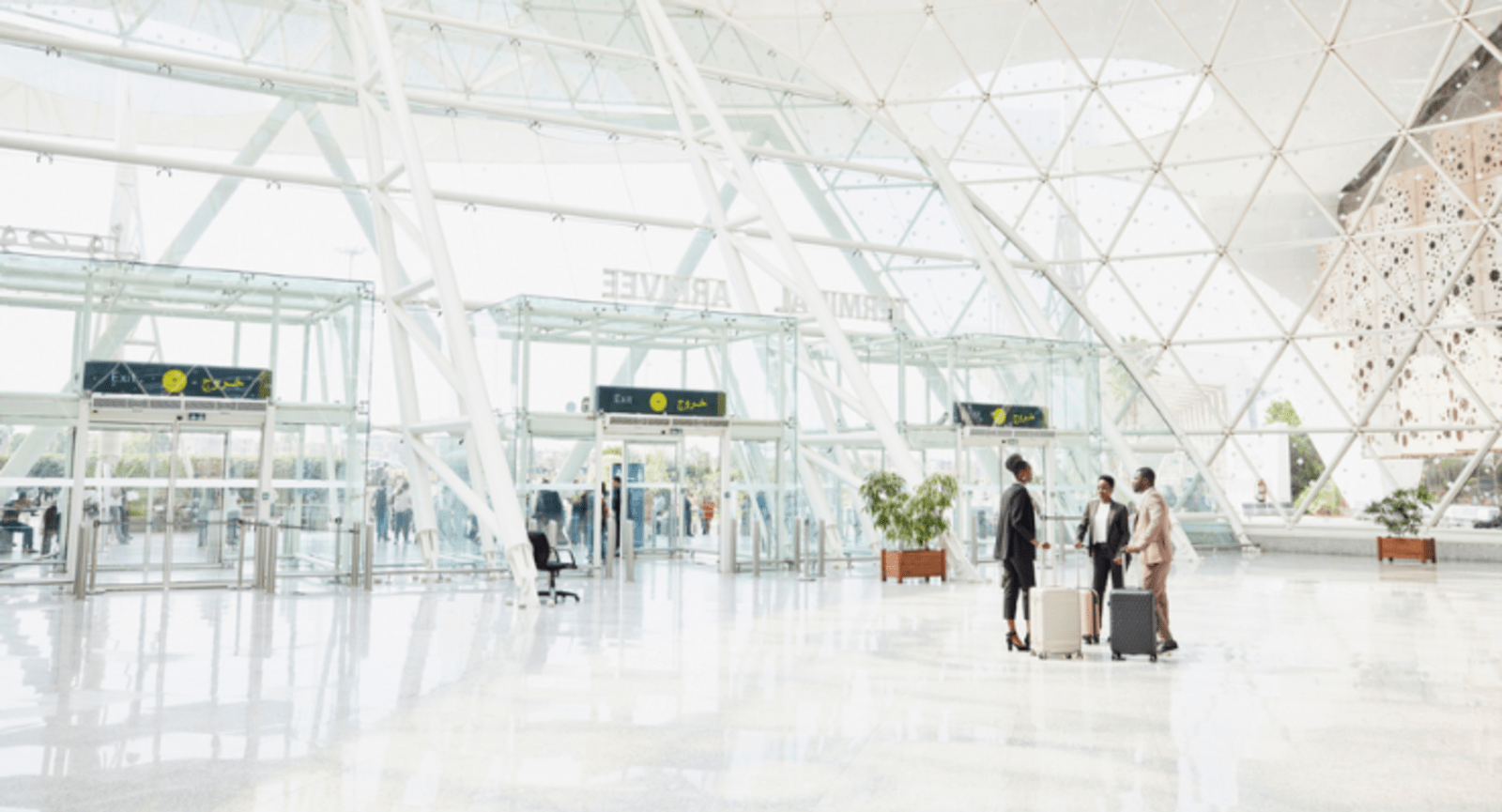 Airport entryway