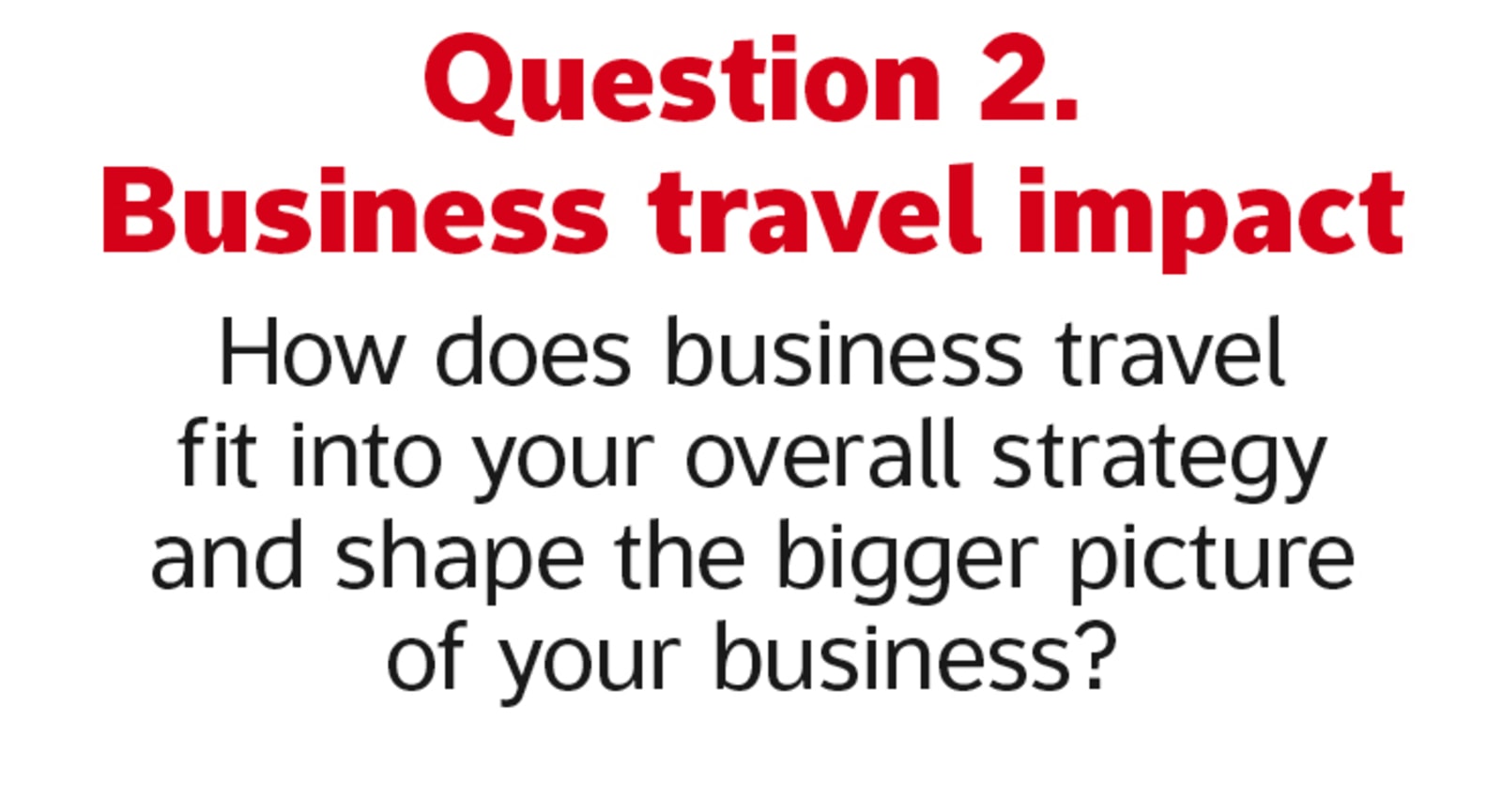 Business Travel Impact