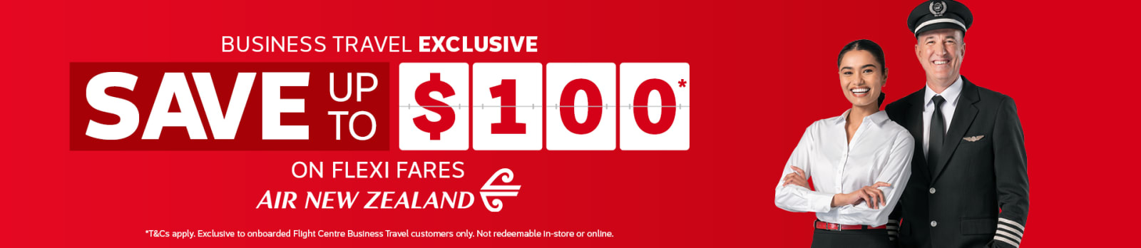 Business Travel Save Up To $100