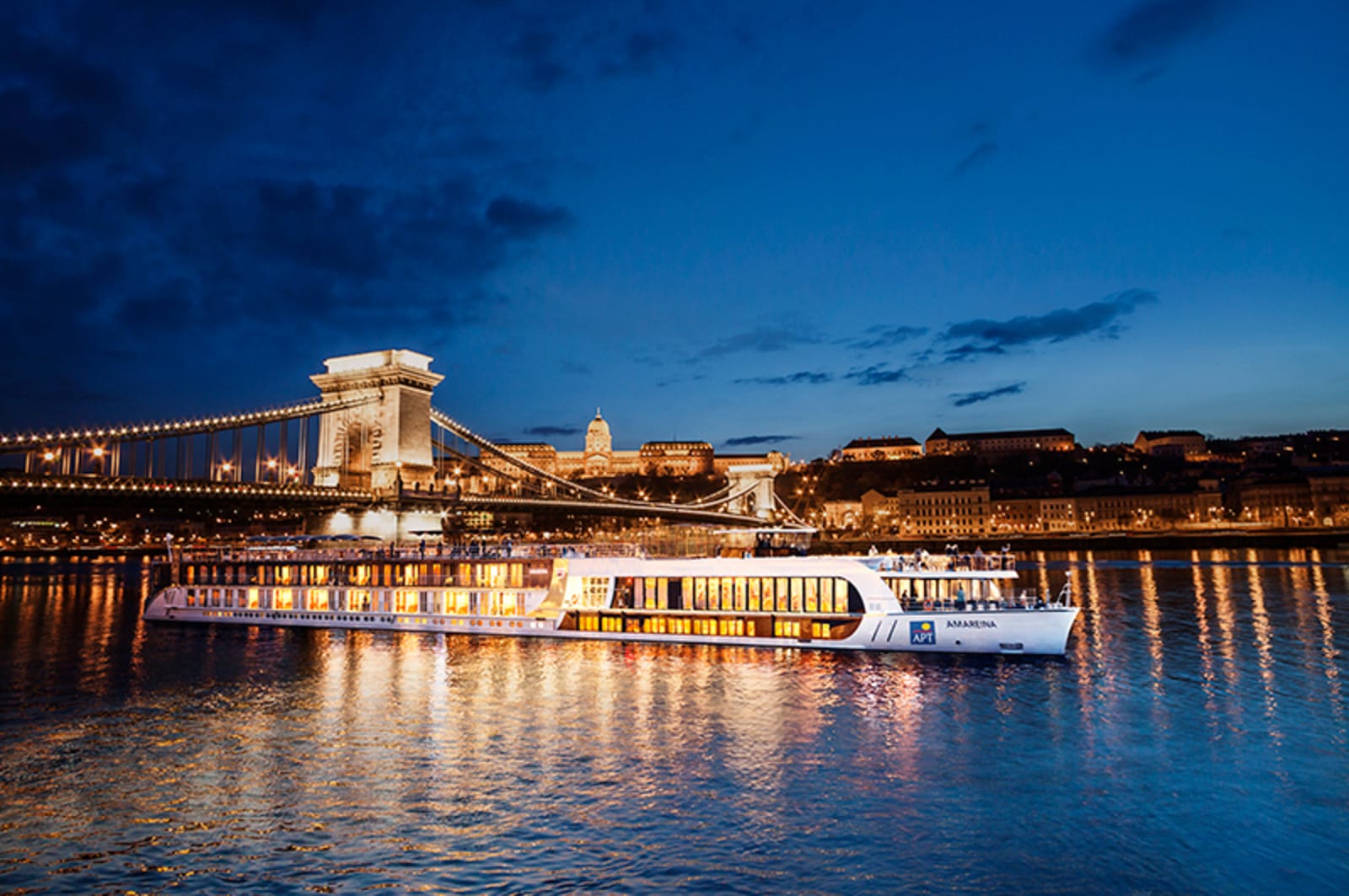 APT's AmaReina river ship in Budapest