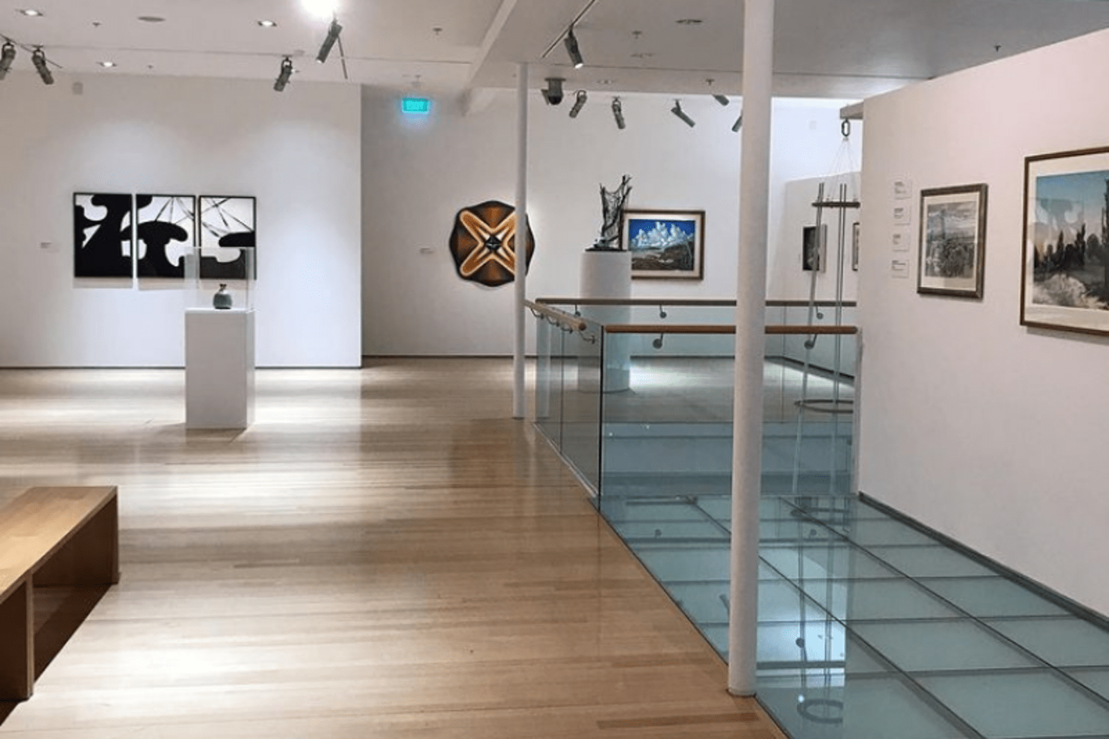 inside the gallery