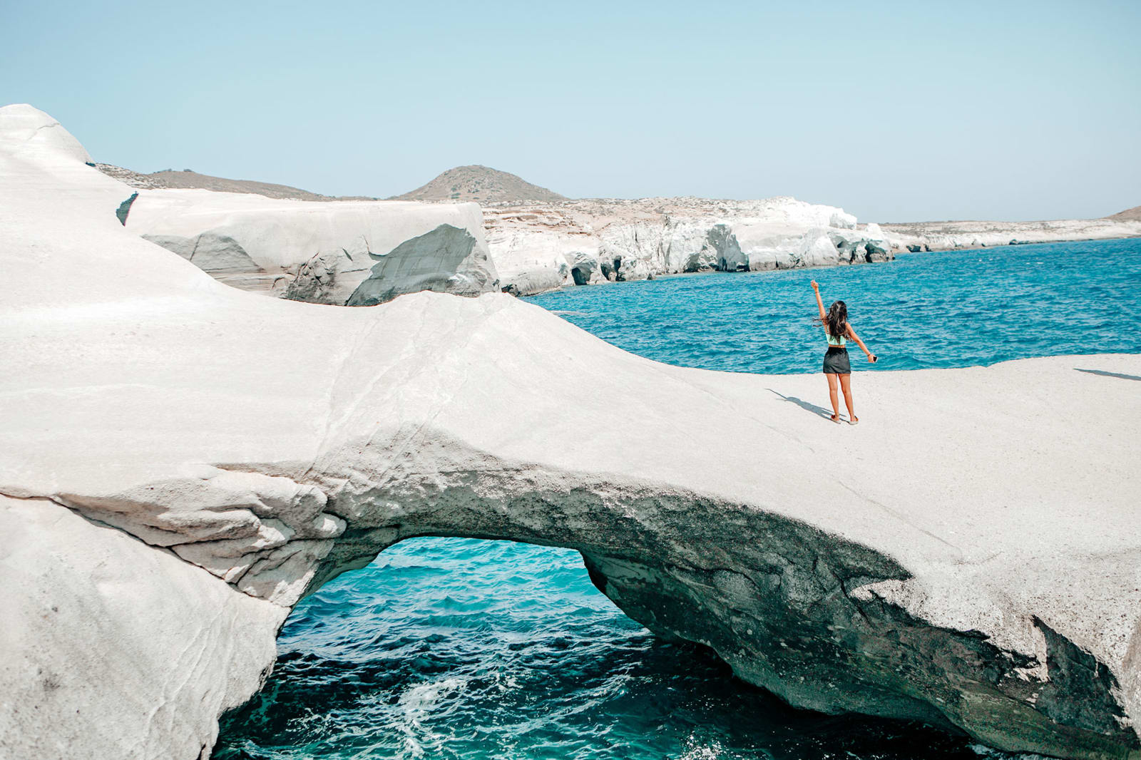 Sarakiniko Beach, Milos, Greece