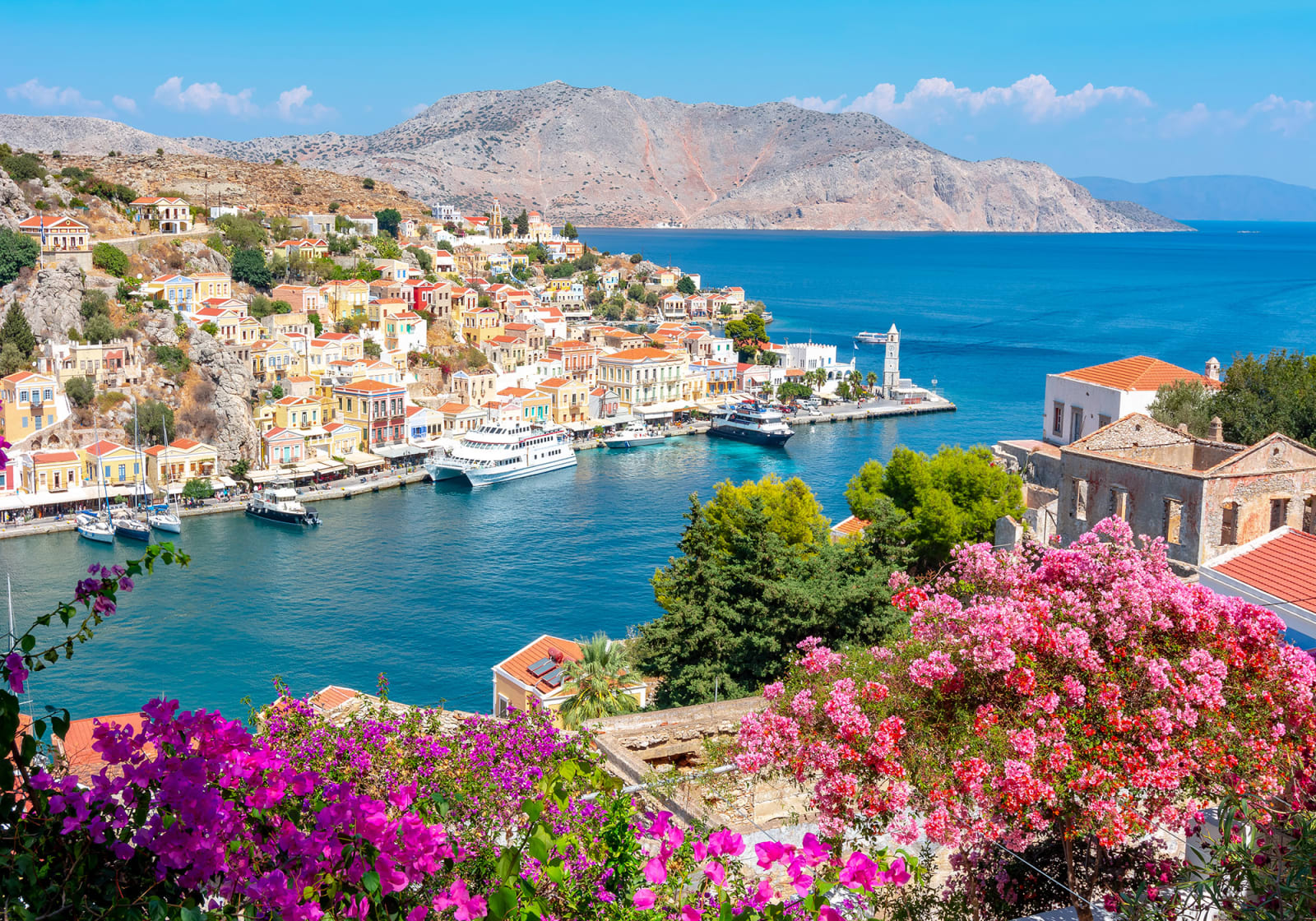 Bay in Symi, Greece
