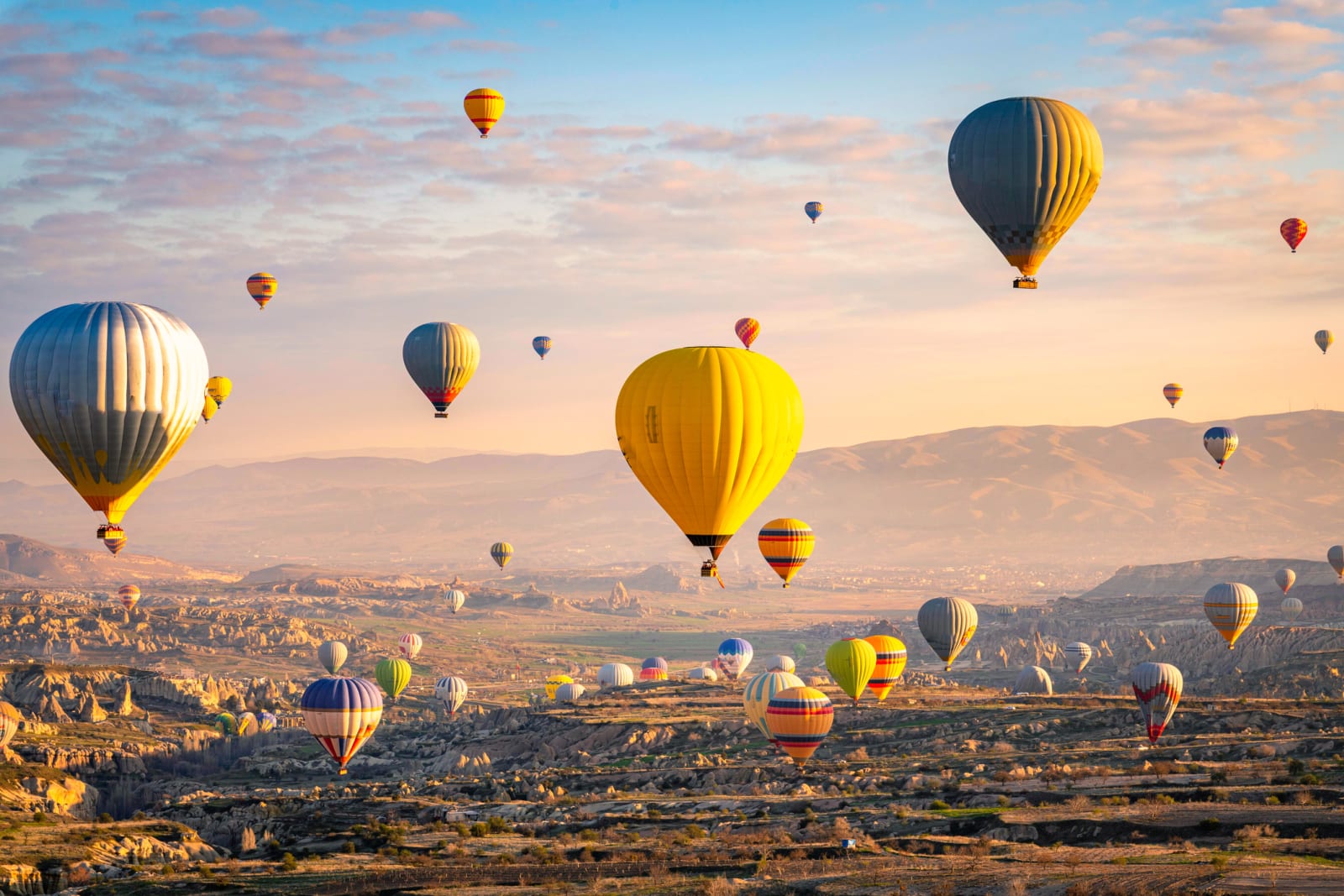 Balloons in Cappadocia, Turkey