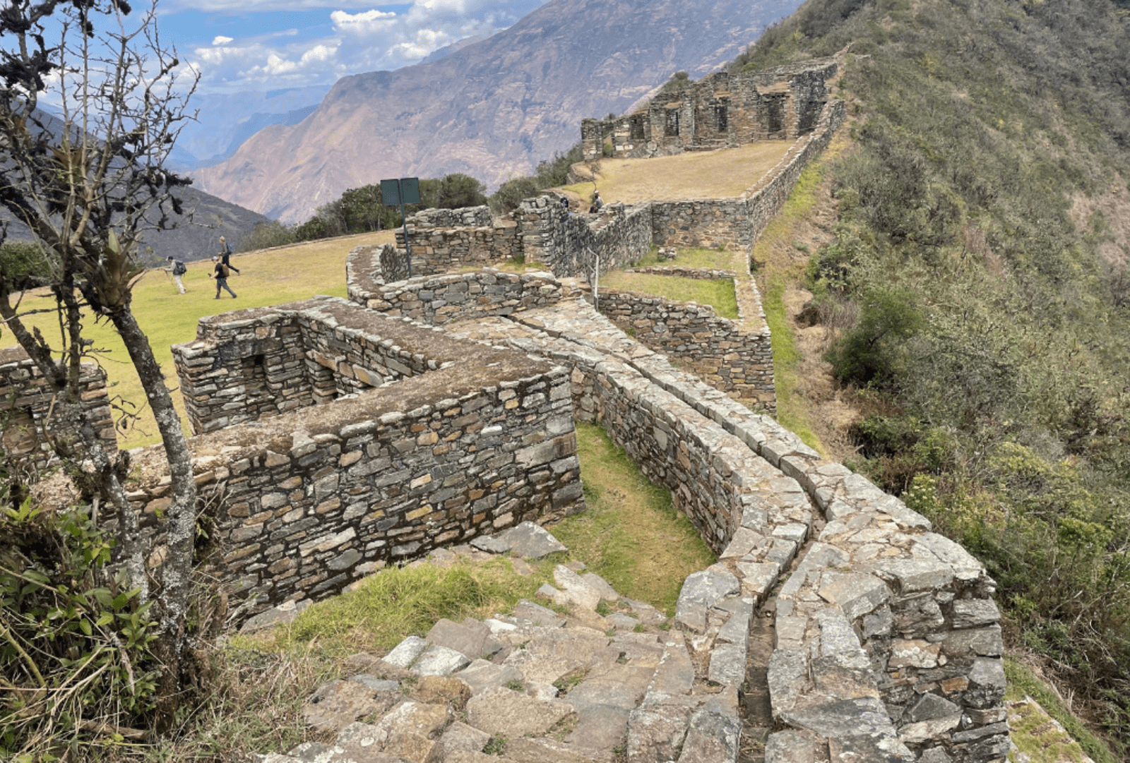 Ruins of the ancient Incan city of Choquequirao, Peru