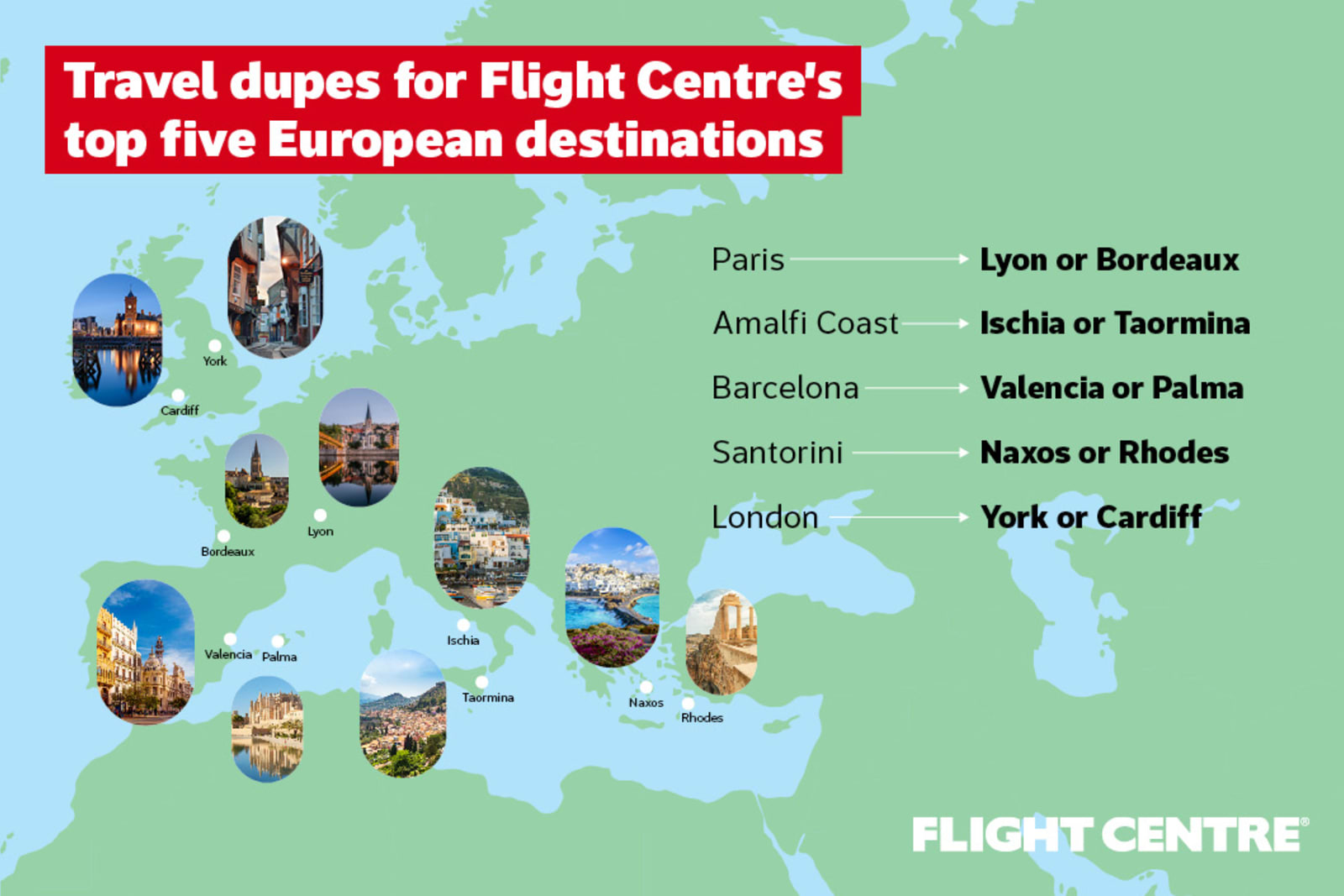 Canadians are opting to travel to less-frequented, cost-effective "travel dupes"; for instance, Lyon or Bordeaux instead of Paris
