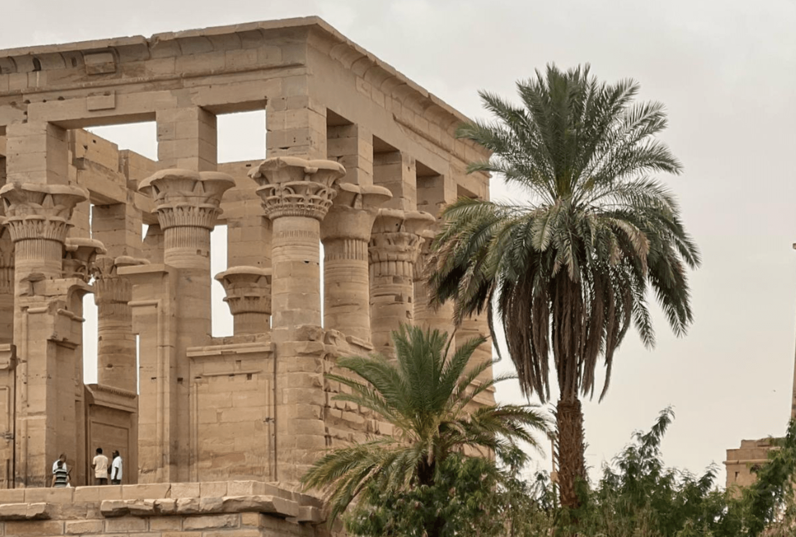 Philae Temple overlooking the Nile