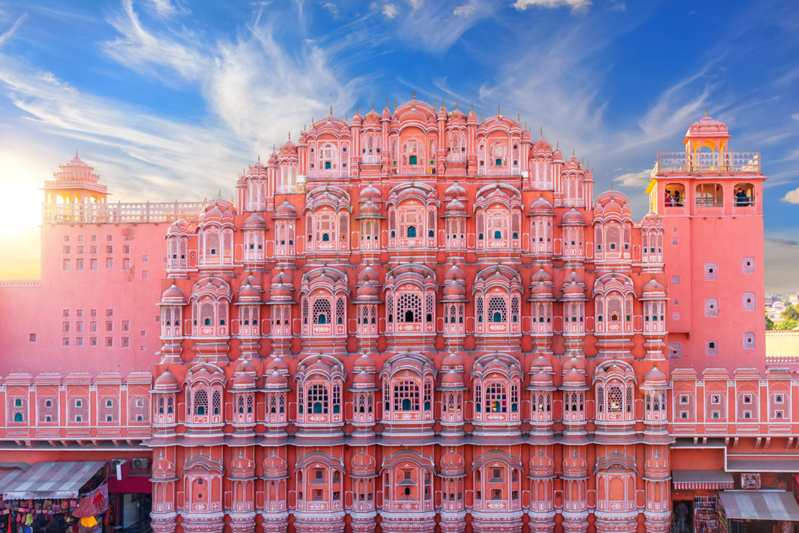 The Hawa Mahal is one of the main reasons why Jaipur, India is known as the "Pink City"