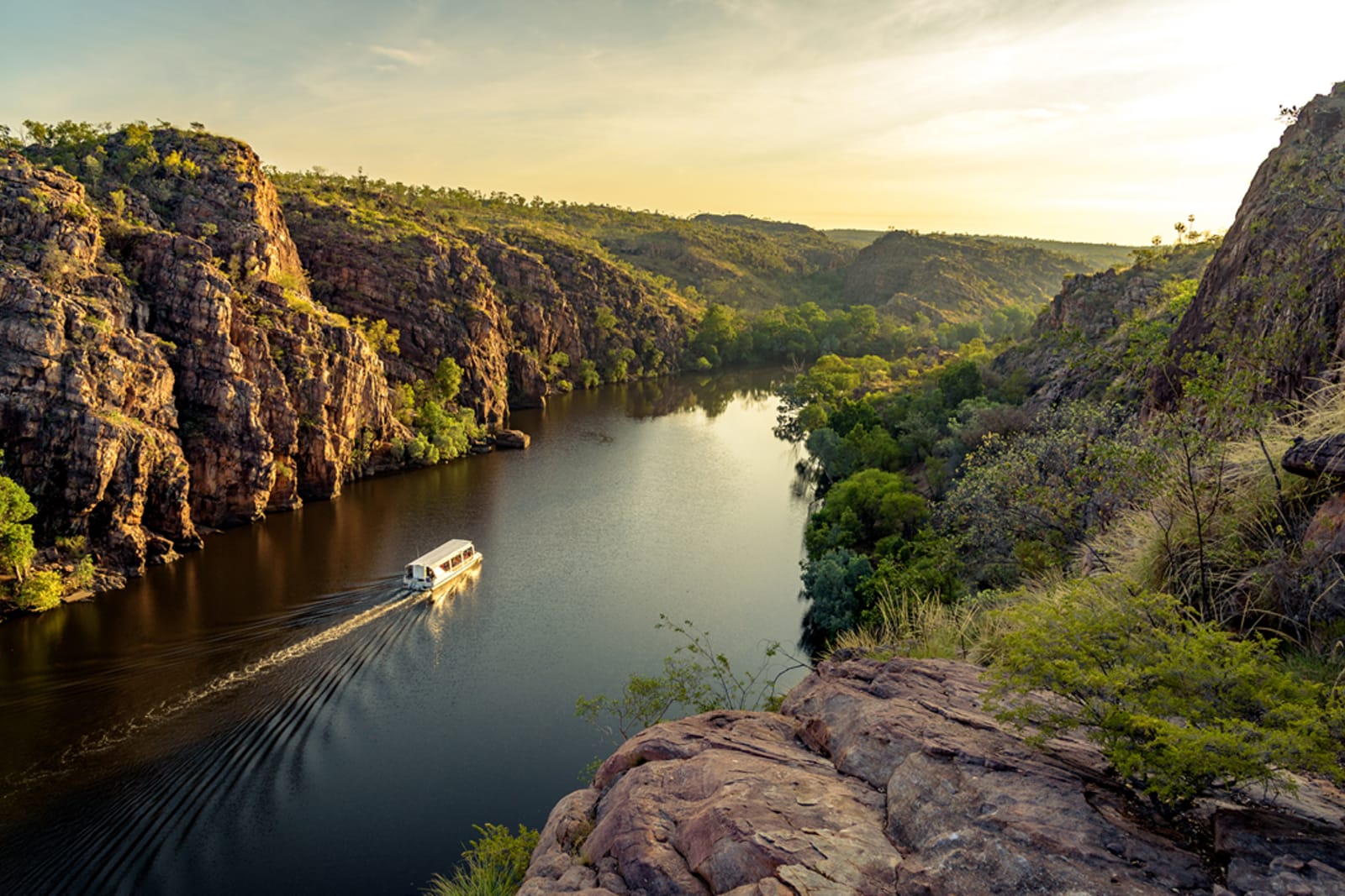 Nitmiluk Gorge offers a mix of historic and natural sites