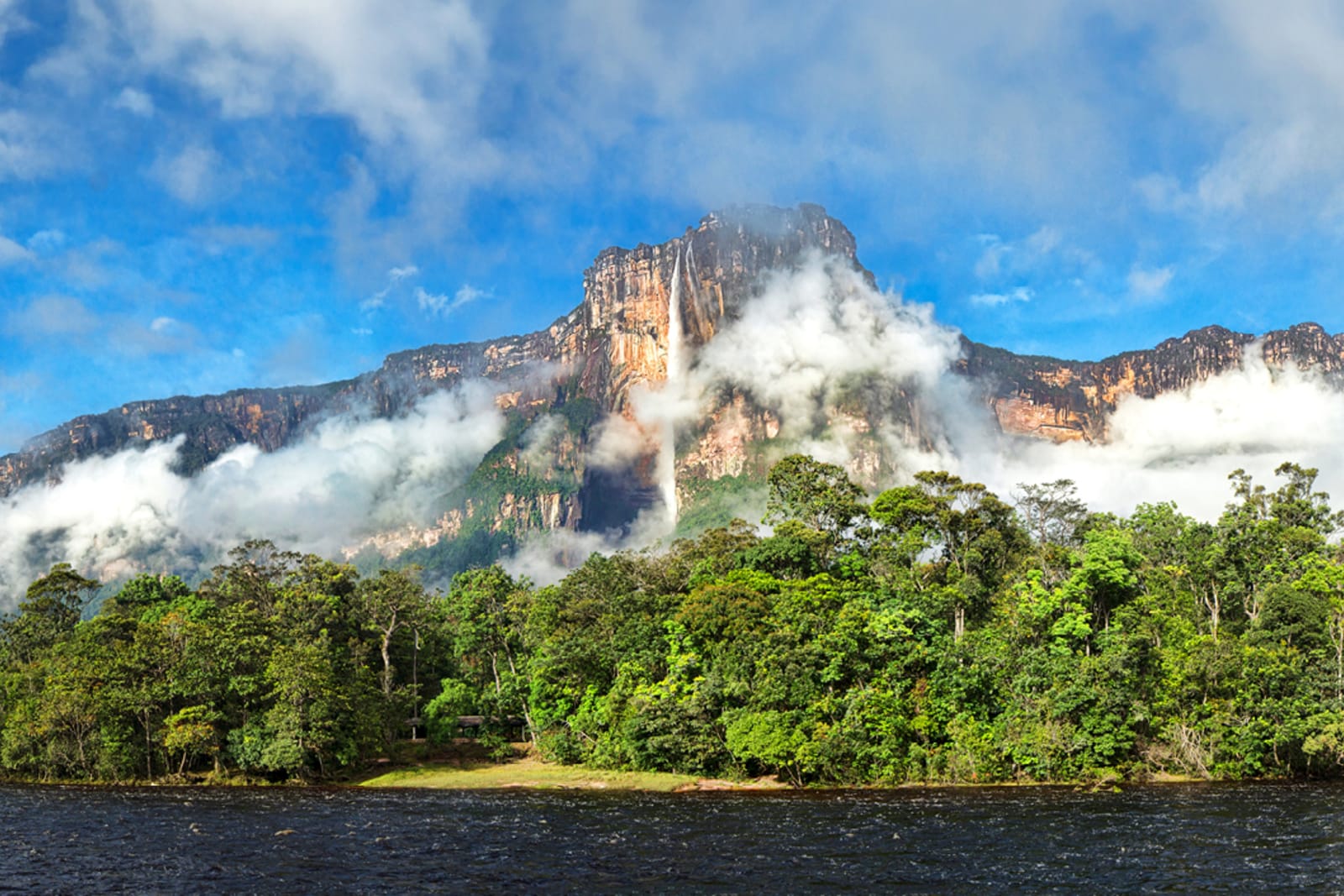 Angel Falls in Venezuela is the tallest waterfall in the world