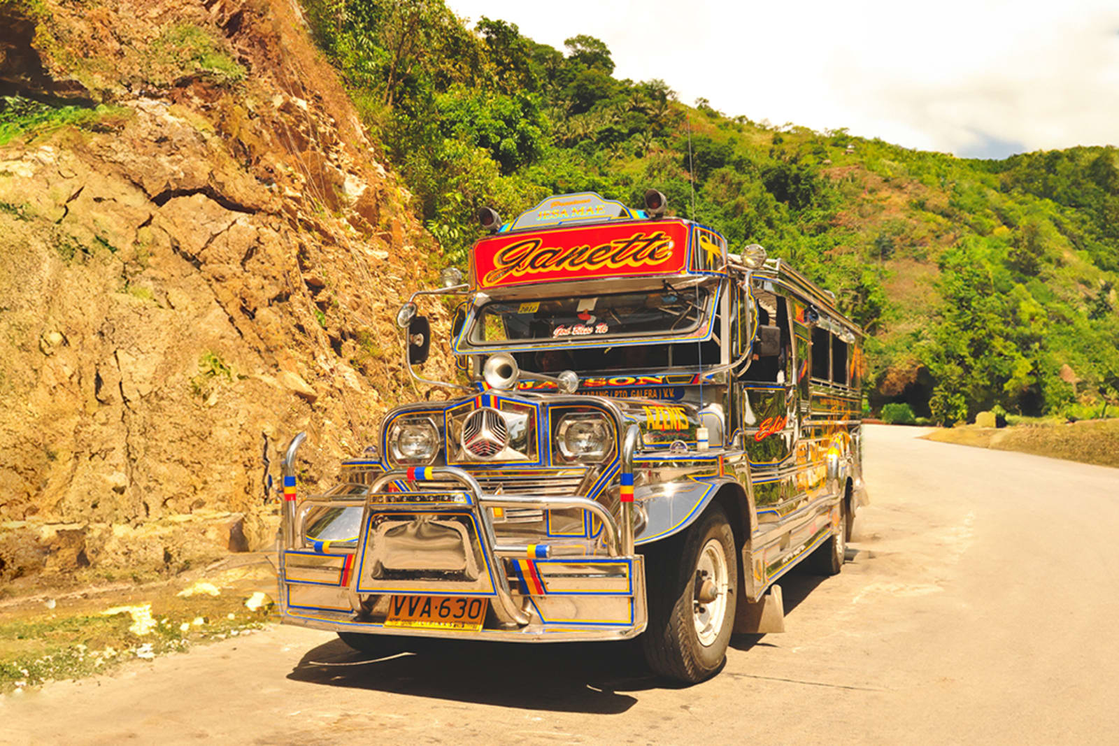 A jeepney in the Philippines