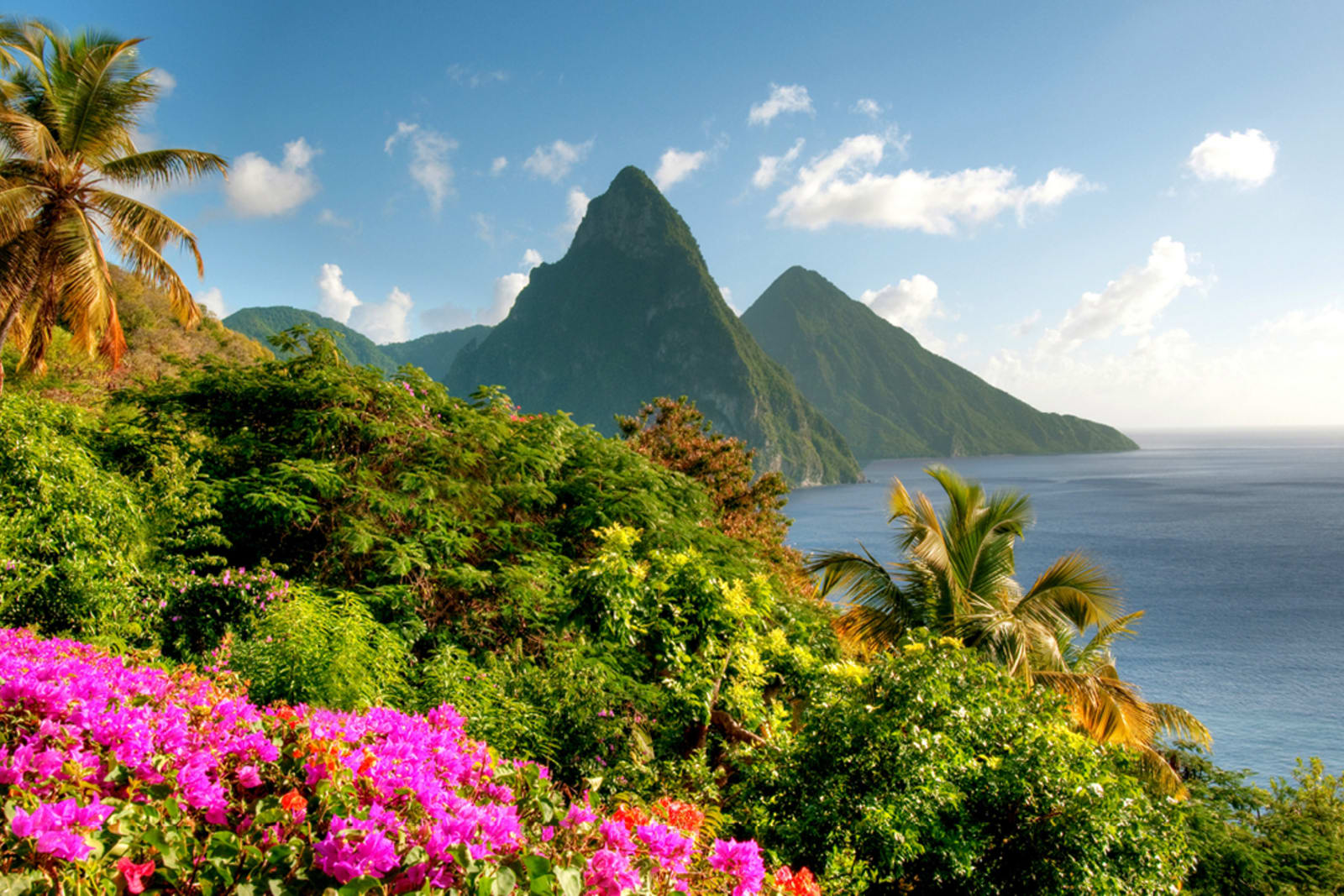 The Pitons in St. Lucia