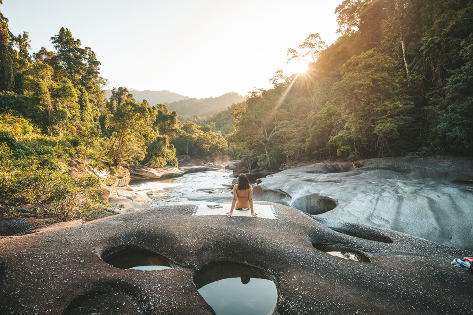 Swimming spot near Cairns, Australia