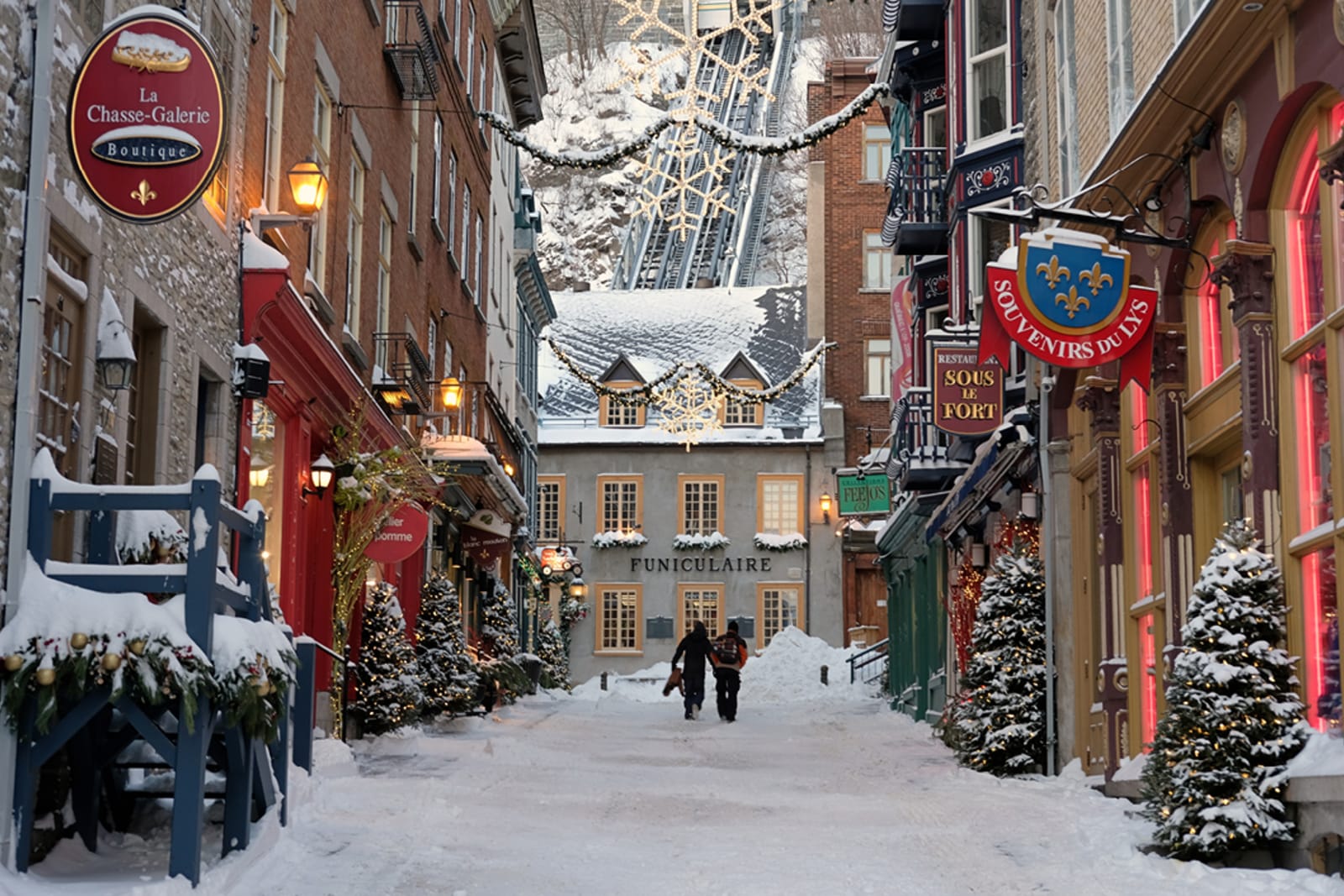 Québec City in winter