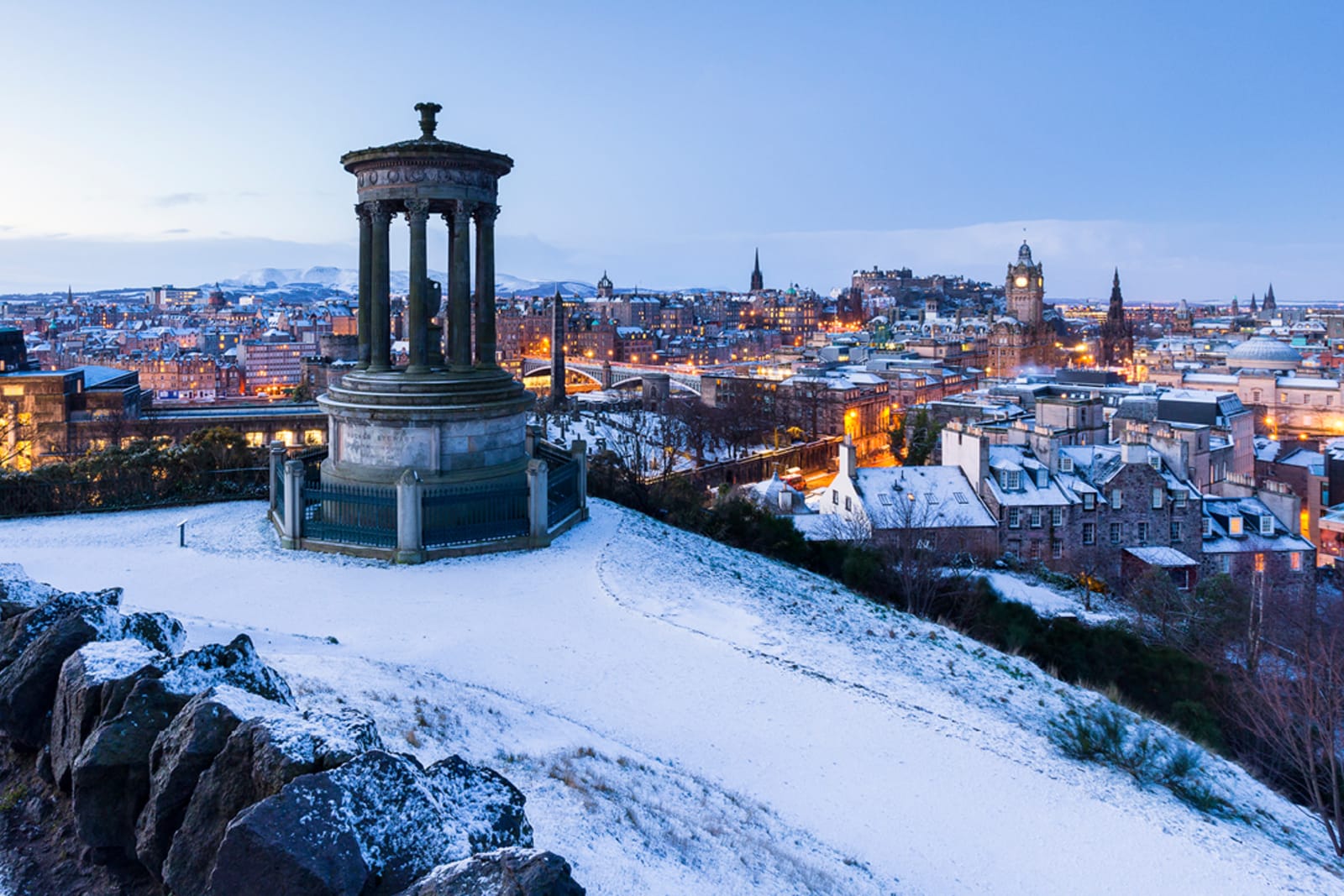 Edinburgh in winter