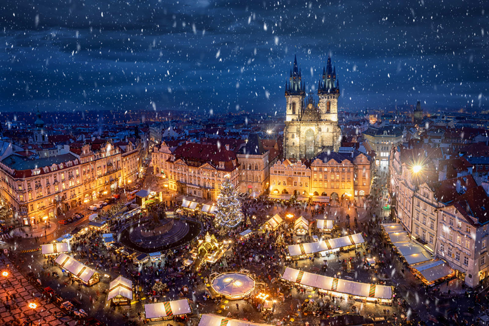 Christmas market in Prague