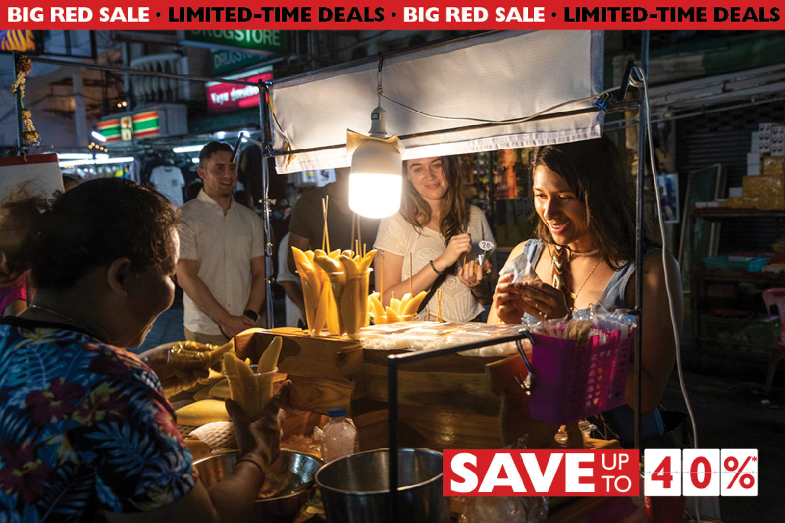 Save up to 40%* on G Adventures' Jungle Hikes & Island Nights tour during Big Red Sale