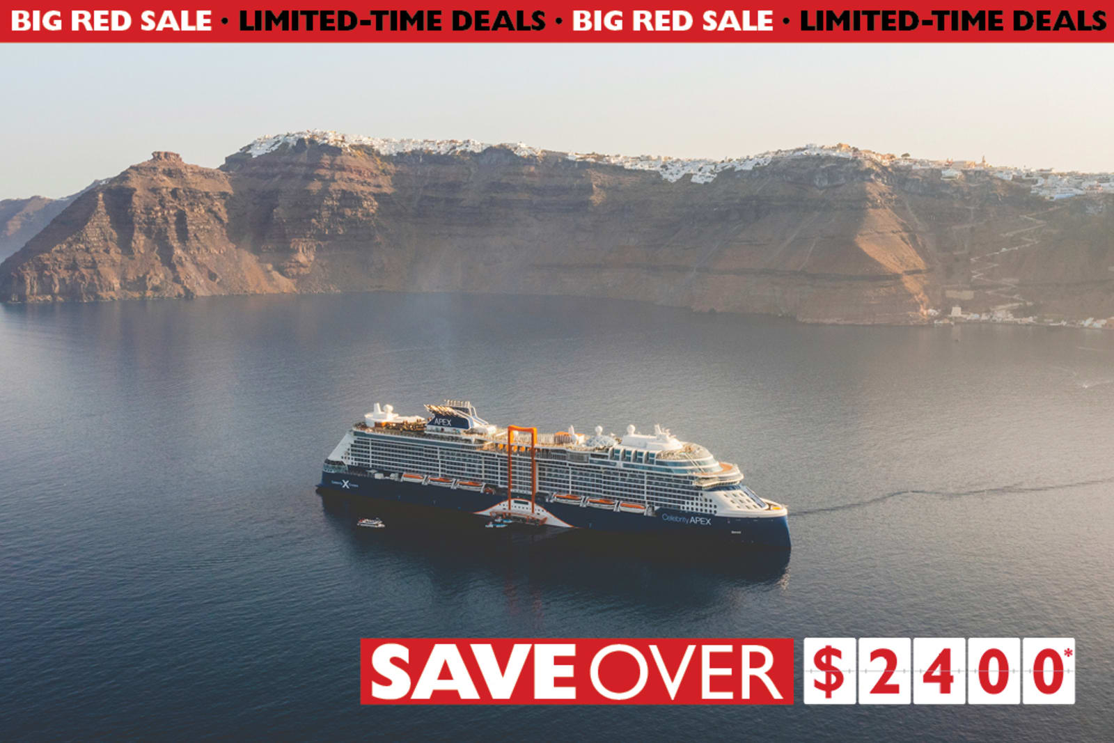 Save over $2400* on Celebrity Cruises' Mediterranean: Spain, France and Italy cruise during Big Red Sale