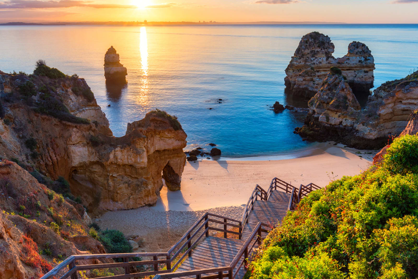 Coast of the Algarve region