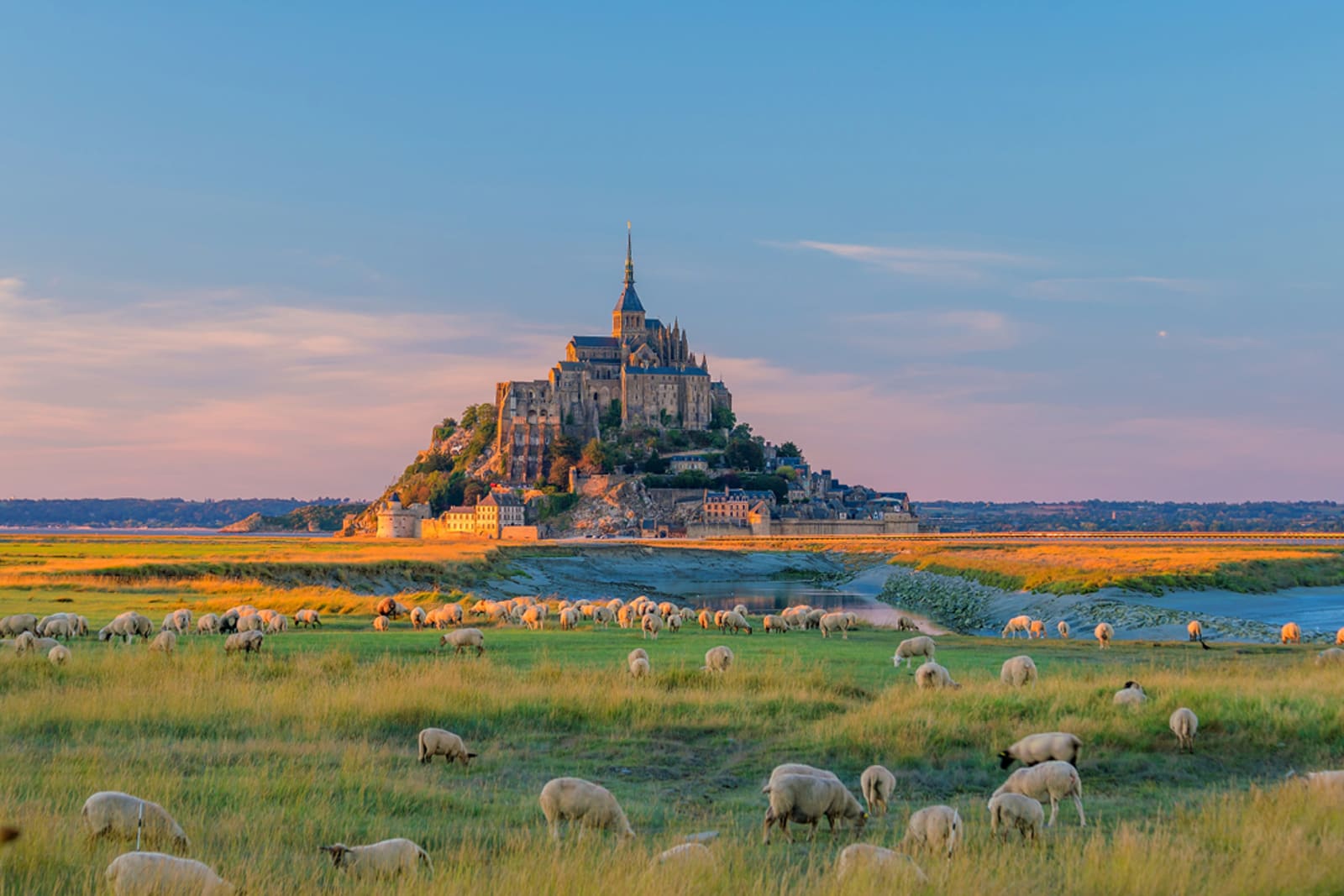 Mont-Saint-Michel Abbey in France