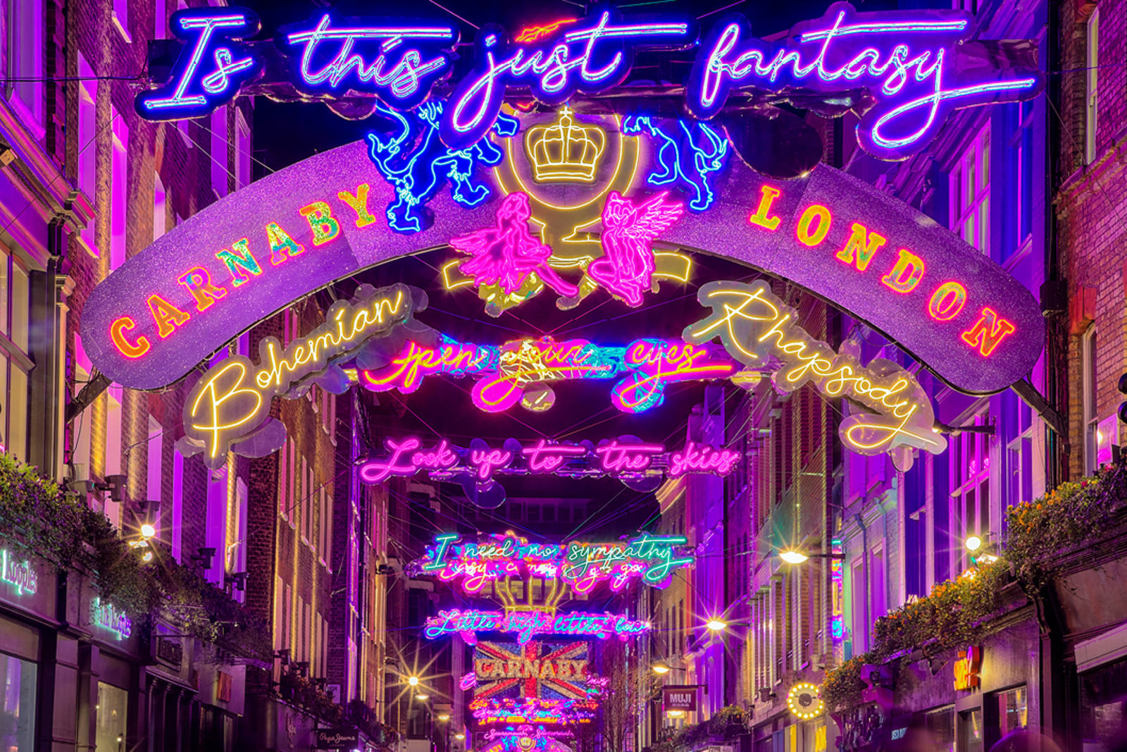 Carnaby Street in London, England