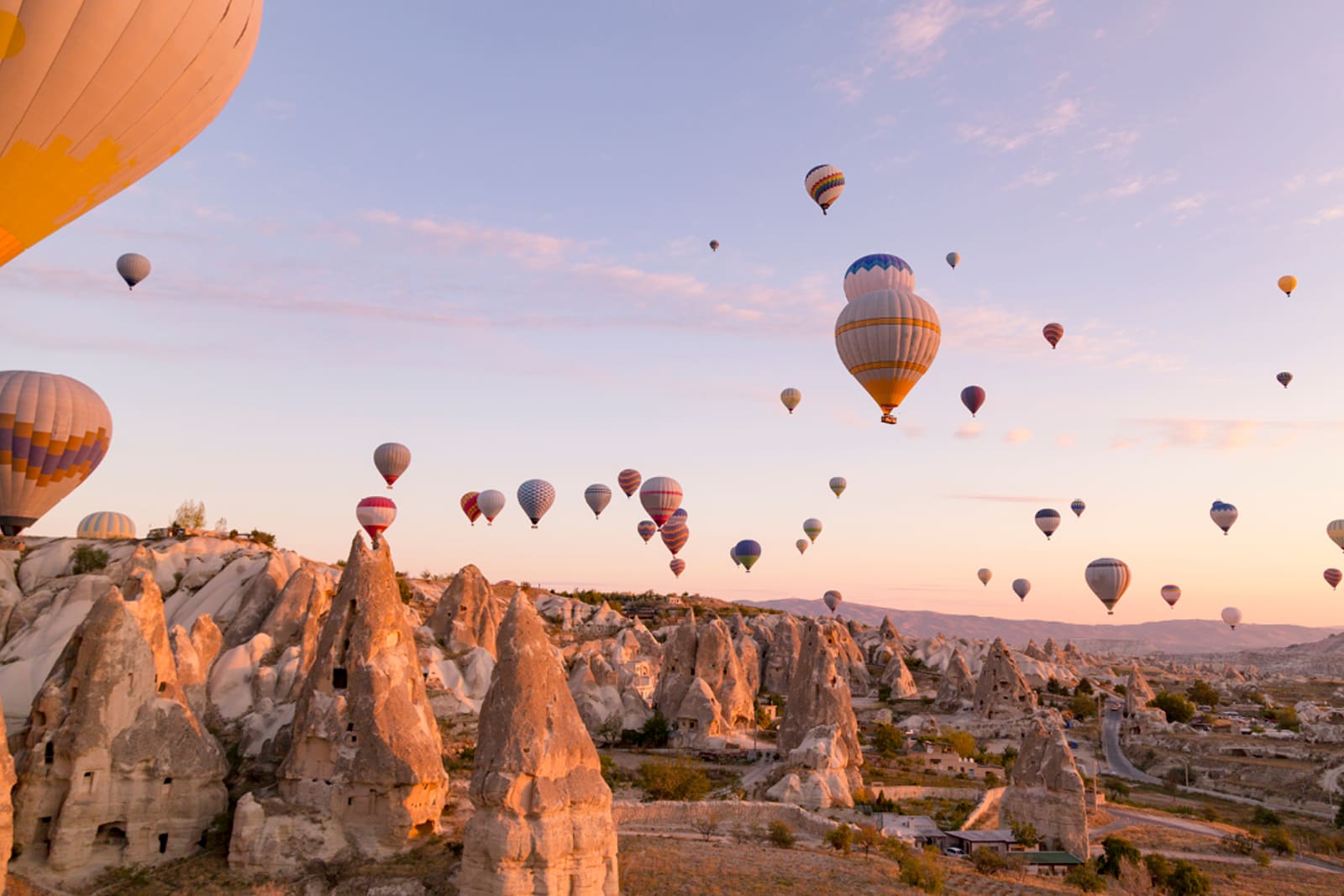 Hot air balloons in Cappadocia
