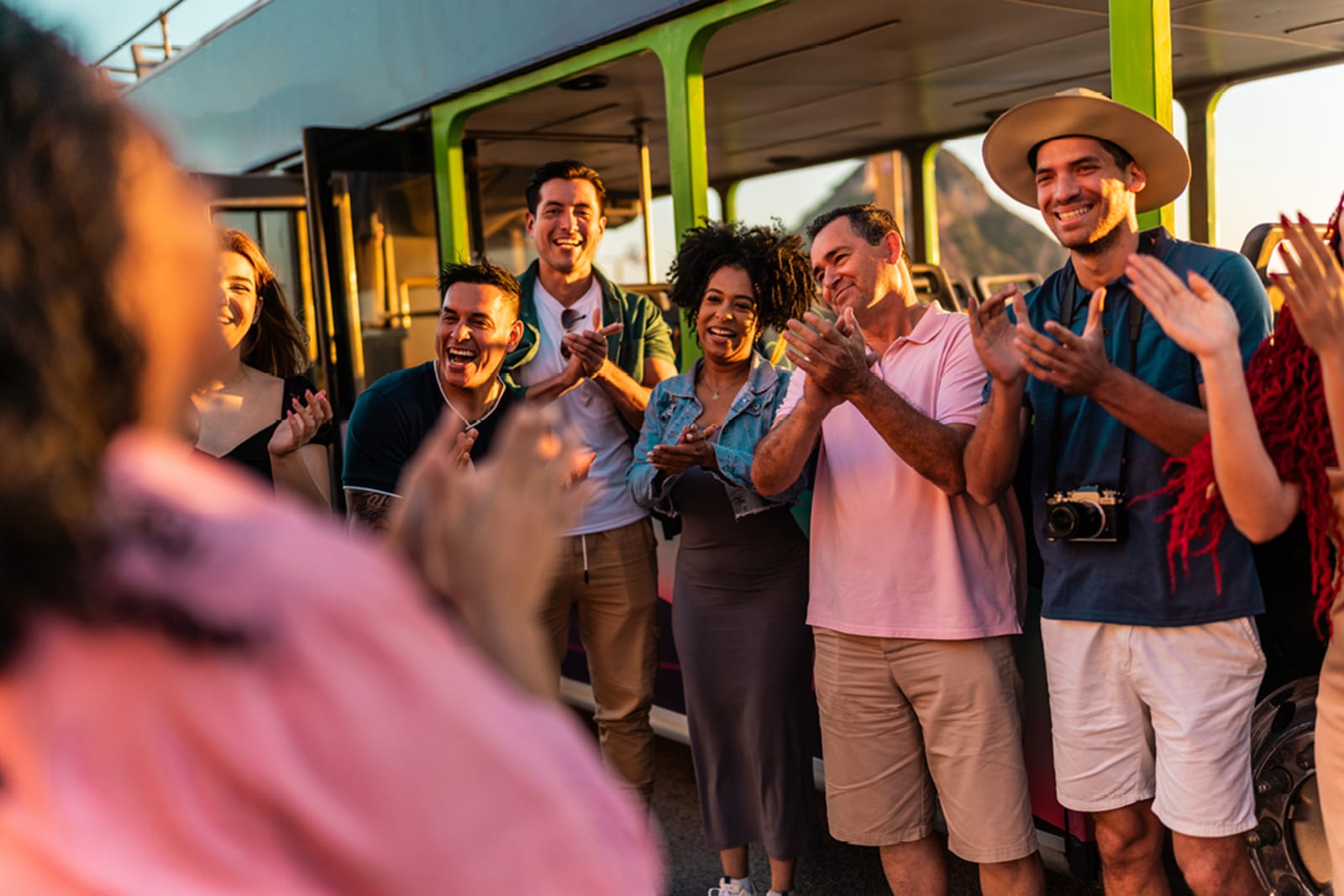 Group of people on a tour