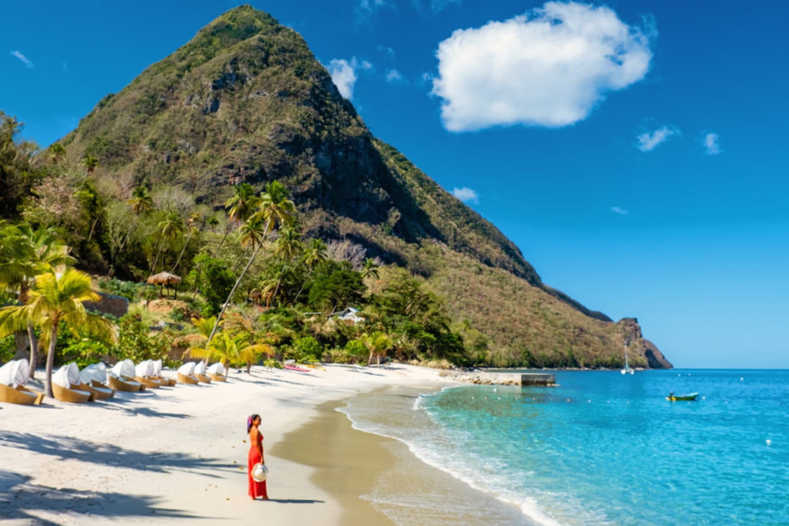 Sugar Beach in St. Lucia