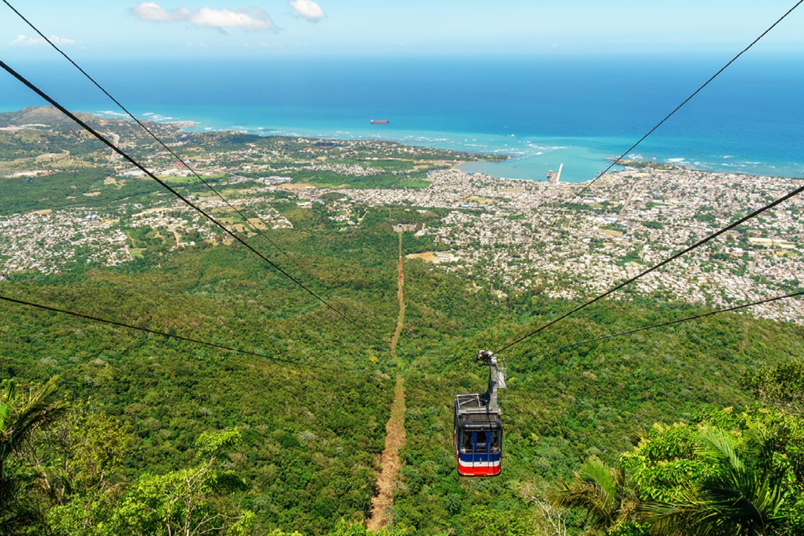 Cable car in Puerto Plata