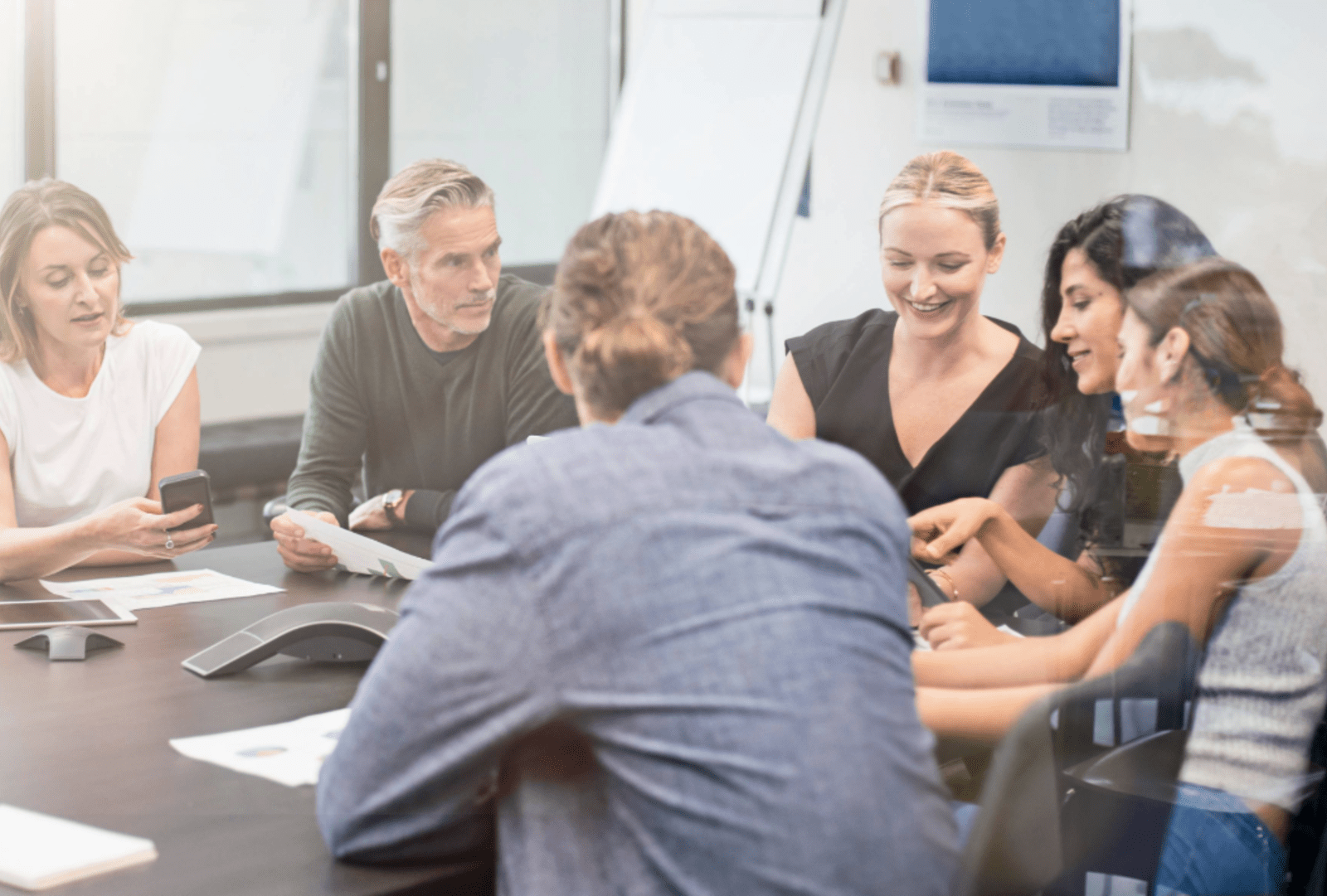 Business people in a meeting