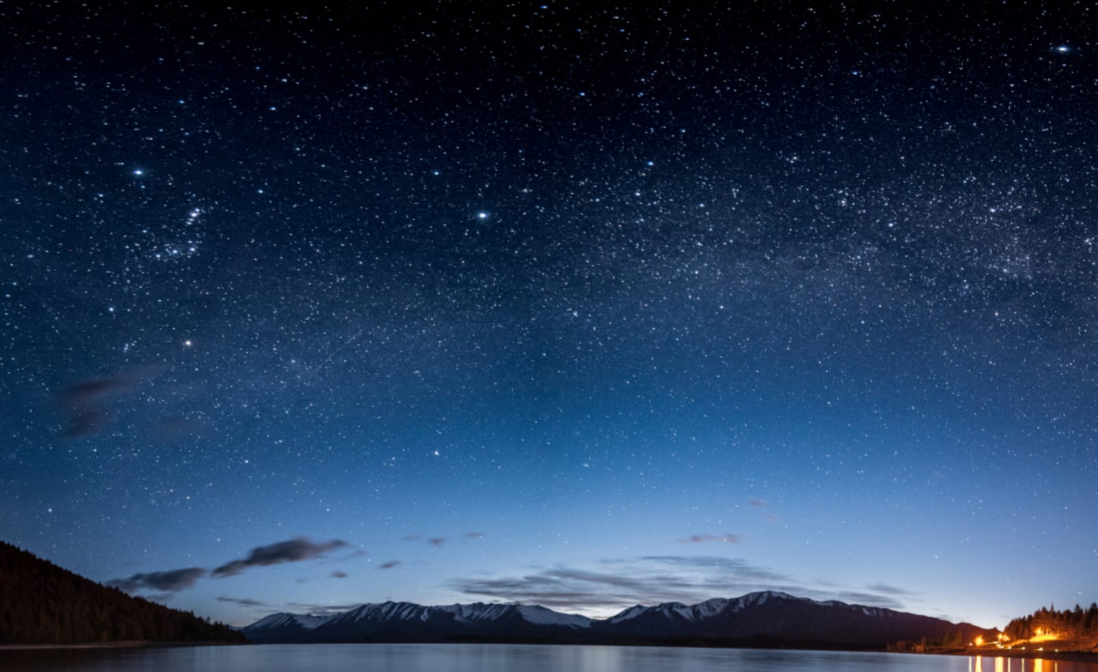 Lake Tekapo night sky, New Zealand