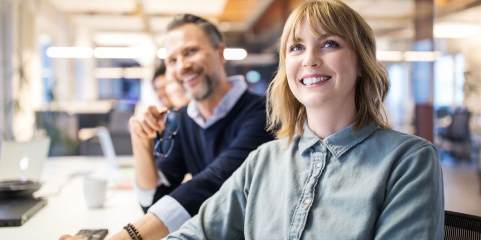People in a class room learning a new language