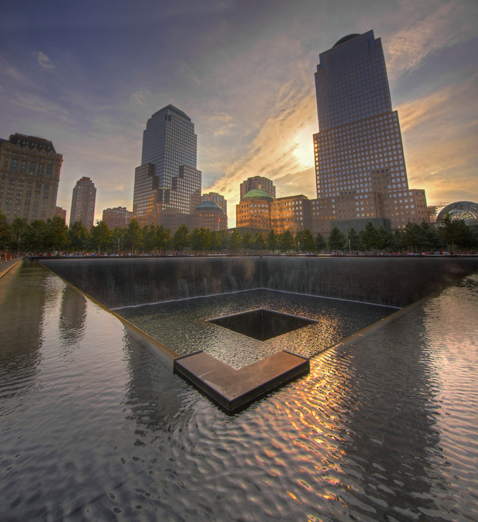 Ground Zero 9/11 Memorial Site in Manhattan, New York City