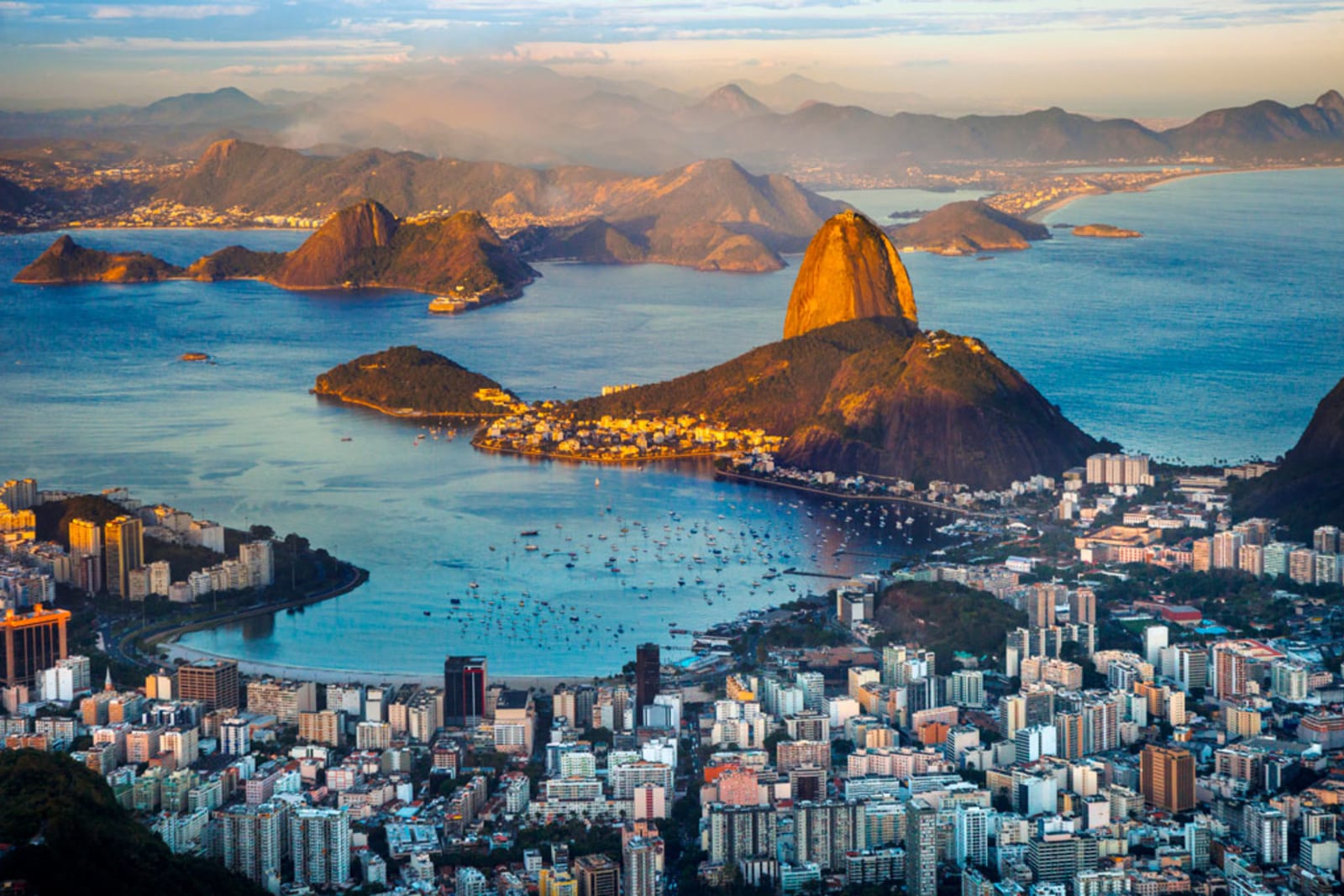 Panoramic view of Rio de Janeiro